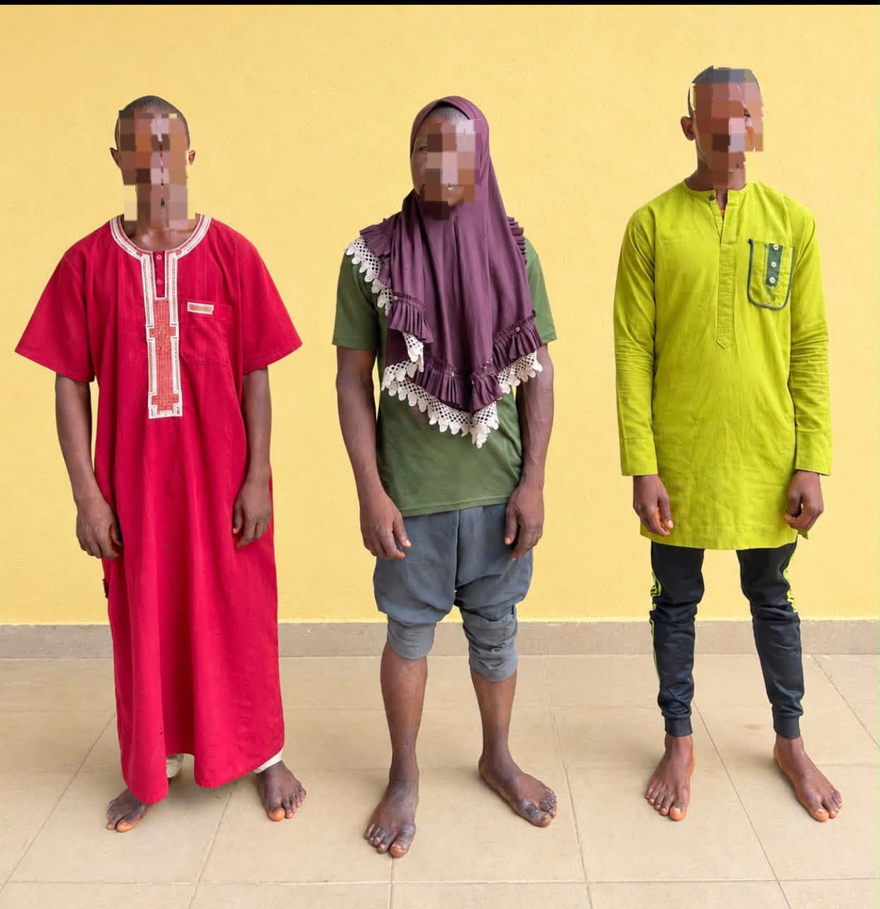 Cross dressing kidnapper, two others nabbed in Kwara